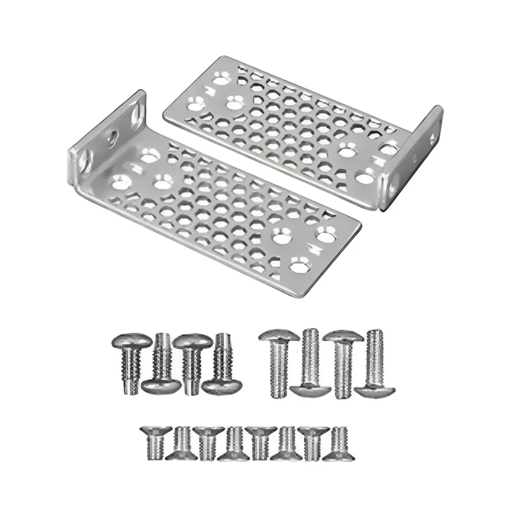 Recessed 1RU rack mount for 9200L and 9200 switches
